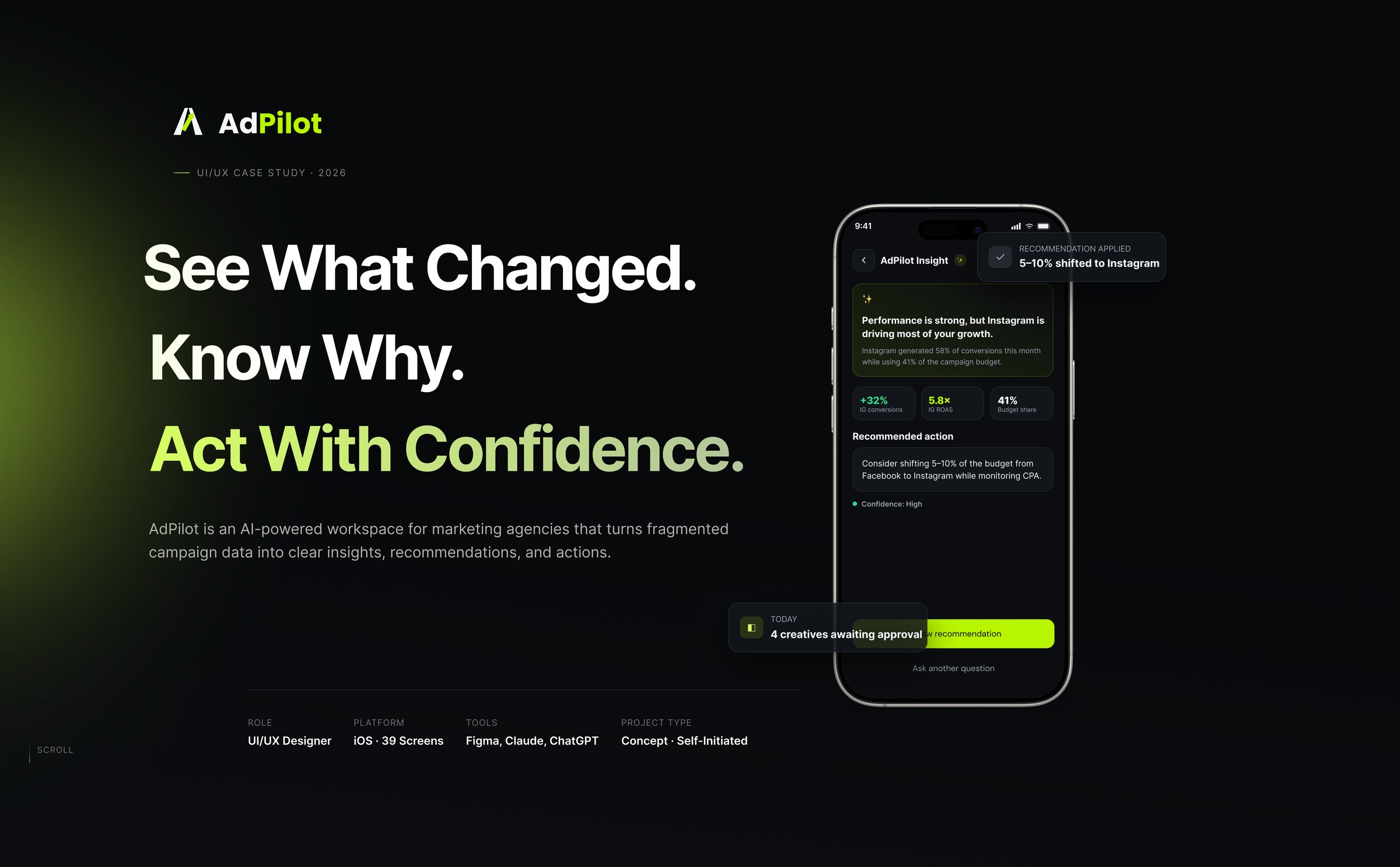AdPilot — See what changed, know why, act with confidence