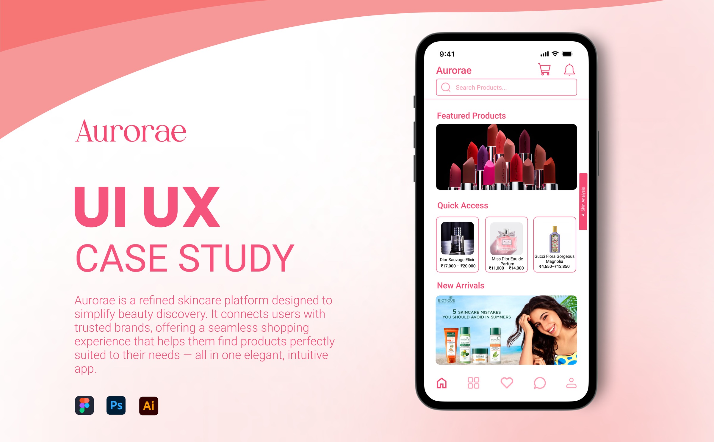 Aurorae — Skincare and beauty discovery app