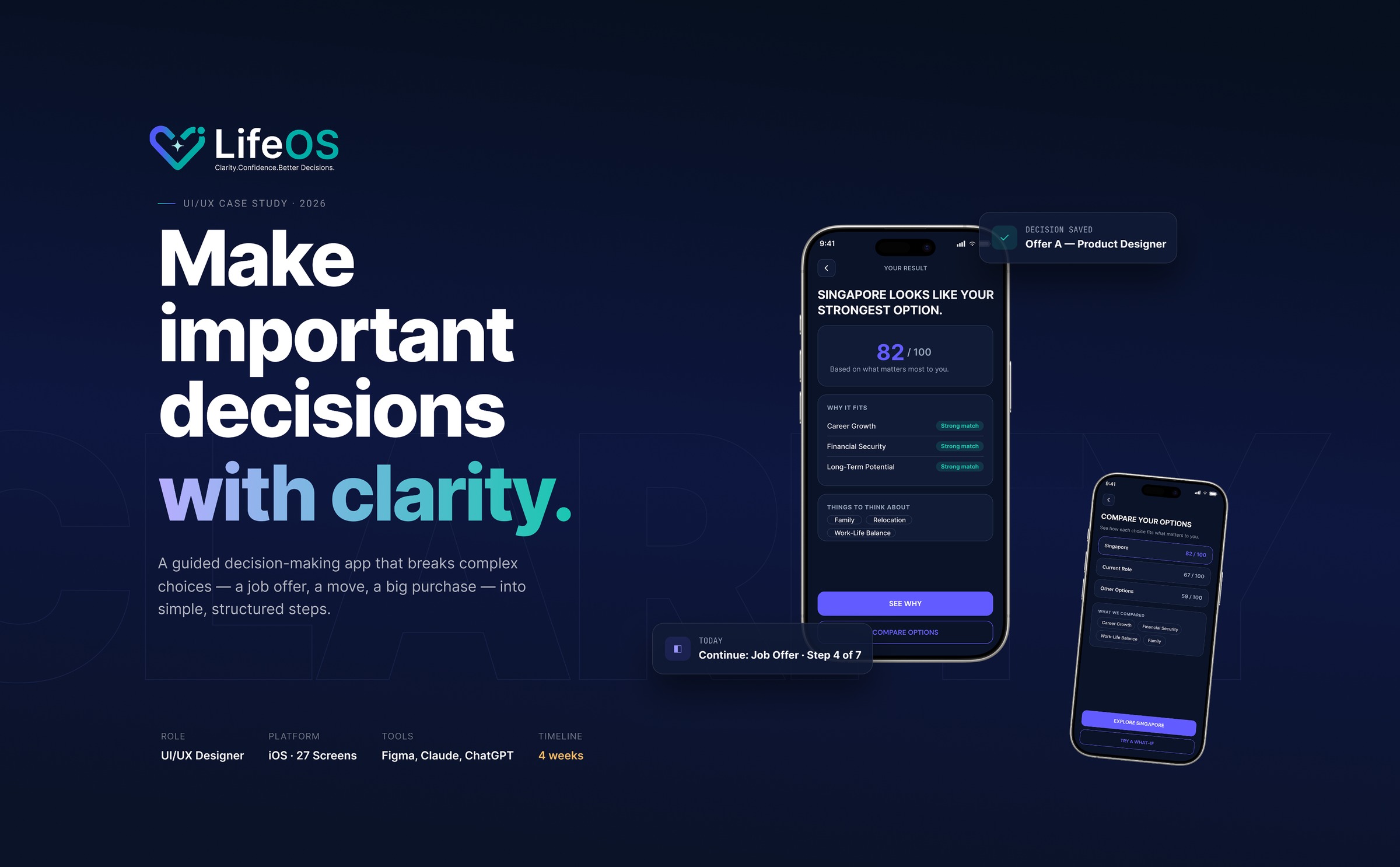 LifeOS — Make important decisions with clarity